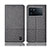 Cloth Case Stands Flip Cover H13P for Vivo iQOO 9 Pro 5G Gray