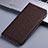 Cloth Case Stands Flip Cover H13P for Xiaomi Mi Mix 4 5G Brown