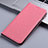 Cloth Case Stands Flip Cover H13P for Xiaomi Redmi 9 Pink