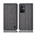 Cloth Case Stands Flip Cover H14P for OnePlus Nord N20 5G Gray