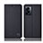 Cloth Case Stands Flip Cover H14P for OnePlus Nord N300 5G Black