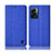 Cloth Case Stands Flip Cover H14P for OnePlus Nord N300 5G Blue