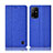 Cloth Case Stands Flip Cover H14P for Oppo F19 Pro+ Plus 5G Blue