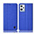 Cloth Case Stands Flip Cover H14P for Oppo K10X 5G Blue