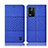 Cloth Case Stands Flip Cover H14P for Oppo K9X 5G Blue