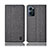 Cloth Case Stands Flip Cover H14P for Oppo Reno7 5G Gray