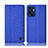 Cloth Case Stands Flip Cover H14P for Oppo Reno7 SE 5G Blue