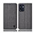 Cloth Case Stands Flip Cover H14P for Oppo Reno7 SE 5G Gray