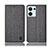 Cloth Case Stands Flip Cover H14P for Oppo Reno8 5G Gray