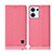 Cloth Case Stands Flip Cover H14P for Oppo Reno8 5G Pink