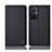 Cloth Case Stands Flip Cover H14P for Oppo Reno8 Z 5G Black
