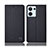 Cloth Case Stands Flip Cover H14P for Oppo Reno9 5G Black