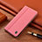 Cloth Case Stands Flip Cover H24P for Vivo iQOO 9 5G Pink