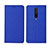 Cloth Case Stands Flip Cover L01 for Xiaomi Redmi K30 5G Blue