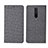 Cloth Case Stands Flip Cover L01 for Xiaomi Redmi K30 5G Gray