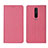 Cloth Case Stands Flip Cover L01 for Xiaomi Redmi K30 5G Pink