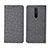 Cloth Case Stands Flip Cover L01 for Xiaomi Redmi K30i 5G Gray