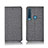 Cloth Case Stands Flip Holder Cover for Samsung Galaxy A9s Gray