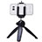 Extendable Folding Handheld Selfie Stick Tripod Bluetooth Remote Shutter Universal T05 Black