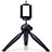 Extendable Folding Handheld Selfie Stick Tripod Bluetooth Remote Shutter Universal T05 Black