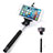 Extendable Folding Wired Handheld Selfie Stick Universal Black