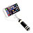 Extendable Folding Wired Handheld Selfie Stick Universal S01 Black