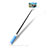 Extendable Folding Wired Handheld Selfie Stick Universal S10 Sky Blue