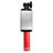 Extendable Folding Wired Handheld Selfie Stick Universal S20 Red