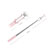 Extendable Folding Wired Handheld Selfie Stick Universal T36 Pink