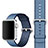 Fabric Bracelet Band Strap for Apple iWatch 3 42mm Blue