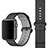 Fabric Bracelet Band Strap for Apple iWatch 4 44mm Black