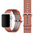 Fabric Strap Bracelet Band for Apple iWatch 3 42mm Orange