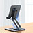 Flexible Tablet Stand Mount Holder Universal D07 for Apple iPad Pro 12.9 2022 Black