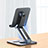 Flexible Tablet Stand Mount Holder Universal D07 for Samsung Galaxy Tab S7 Plus 5G 12.4 SM-T976 Black