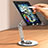 Flexible Tablet Stand Mount Holder Universal D15 for Apple iPad Pro 12.9 Silver