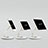 Flexible Tablet Stand Mount Holder Universal H06 for Apple iPad Mini White