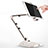 Flexible Tablet Stand Mount Holder Universal H07 for Apple iPad 3 White