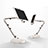 Flexible Tablet Stand Mount Holder Universal H07 for Samsung Galaxy Tab S2 9.7 SM-T810 SM-T815 White