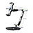 Flexible Tablet Stand Mount Holder Universal H08 for Samsung Galaxy Tab 3 Lite 7.0 T110 T113 Black