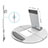 Flexible Tablet Stand Mount Holder Universal K16 for Samsung Galaxy Tab A7 Wi-Fi 10.4 SM-T500 Silver