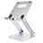 Flexible Tablet Stand Mount Holder Universal K20 for Apple iPad 4 Silver
