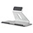 Flexible Tablet Stand Mount Holder Universal K21 for Apple iPad 4 Silver