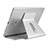 Flexible Tablet Stand Mount Holder Universal K21 for Apple iPad Pro 12.9 (2020) Silver