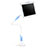 Flexible Tablet Stand Mount Holder Universal T41 for Samsung Galaxy Tab S7 Plus 5G 12.4 SM-T976 Sky Blue