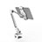 Flexible Tablet Stand Mount Holder Universal T43 for Apple iPad 4 Silver