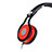 Foldable Sports Stereo Earphone Headphone H60 Red