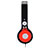 Foldable Sports Stereo Earphone Headphone H60 Red