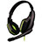 Foldable Sports Stereo Earphone Headset H51 Green