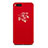 Hard Rigid Plastic Case Flowers Cover for Xiaomi Mi Note 3 Red