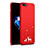 Hard Rigid Plastic Case Reindeer Cover for Apple iPhone SE (2020) Red